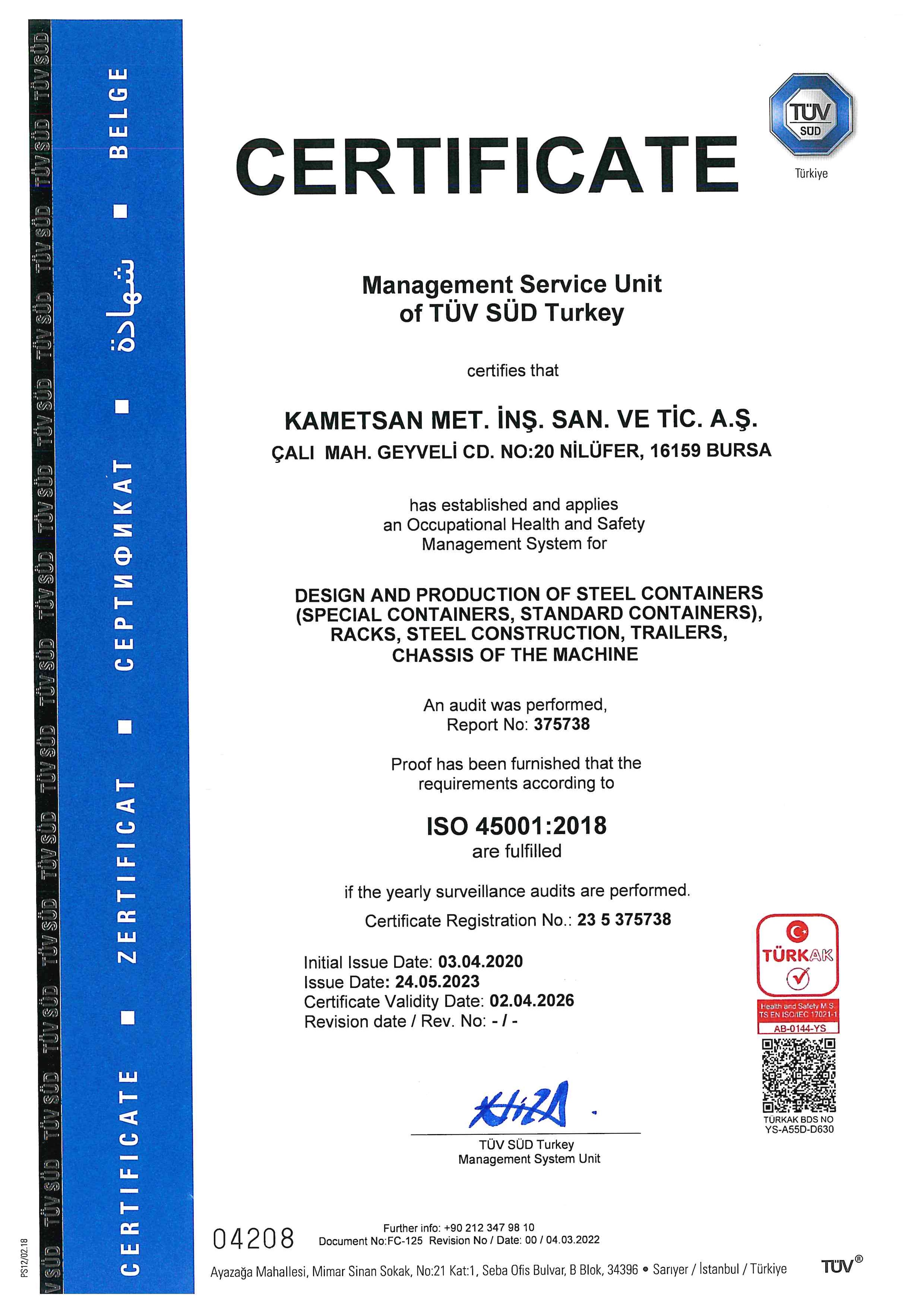 ISO 45001 (Page 1)